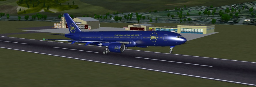 Emergency landing at LSZS